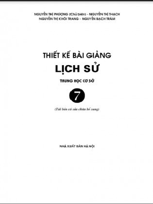 Thiết Kế Bài Giảng Lịch Sử 7